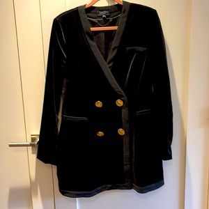 Never worn Saloni tuxedo dress